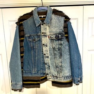 Needles Remade mixed media Denim Jacket